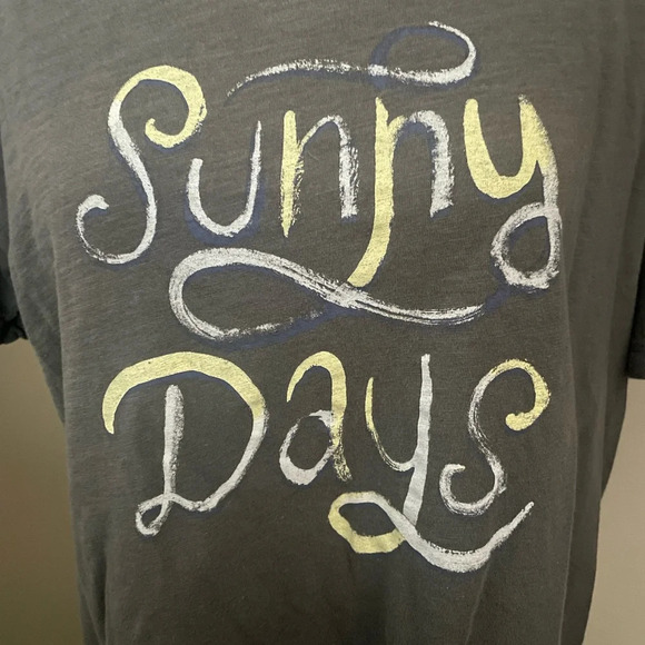 Wildfox "Sunny Days" Graphic Tee Women's Medium Large Short Sleeve - Picture 2 of 3